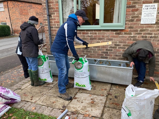 Rainwater Planter for the Village Hall